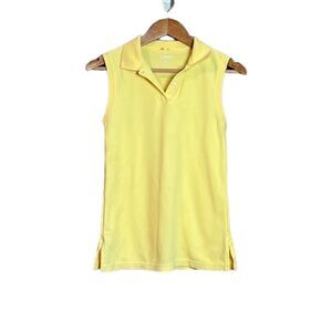3 for $30! L.L.Bean yellow collar tank top‎